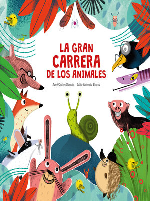 cover image of La gran carrera de los animales